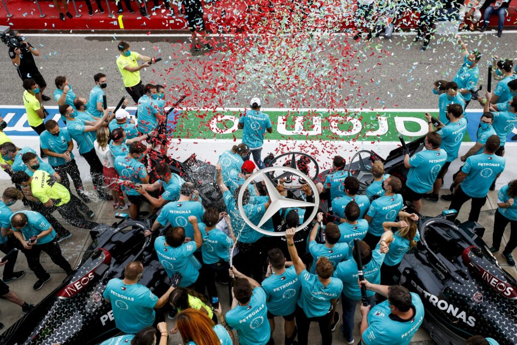 les victoires de mercedes en f1